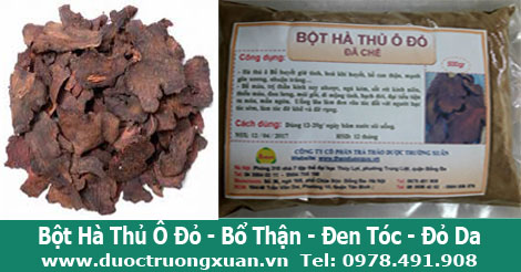 bột h&agrave; thủ &ocirc; đỏ