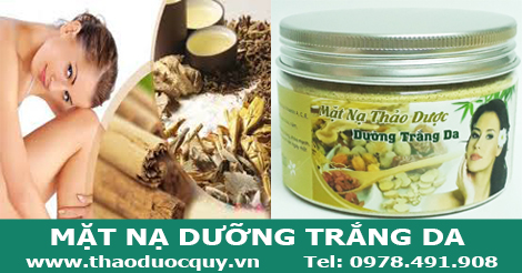 mặt nạ thuốc bắc dưỡng trắng da